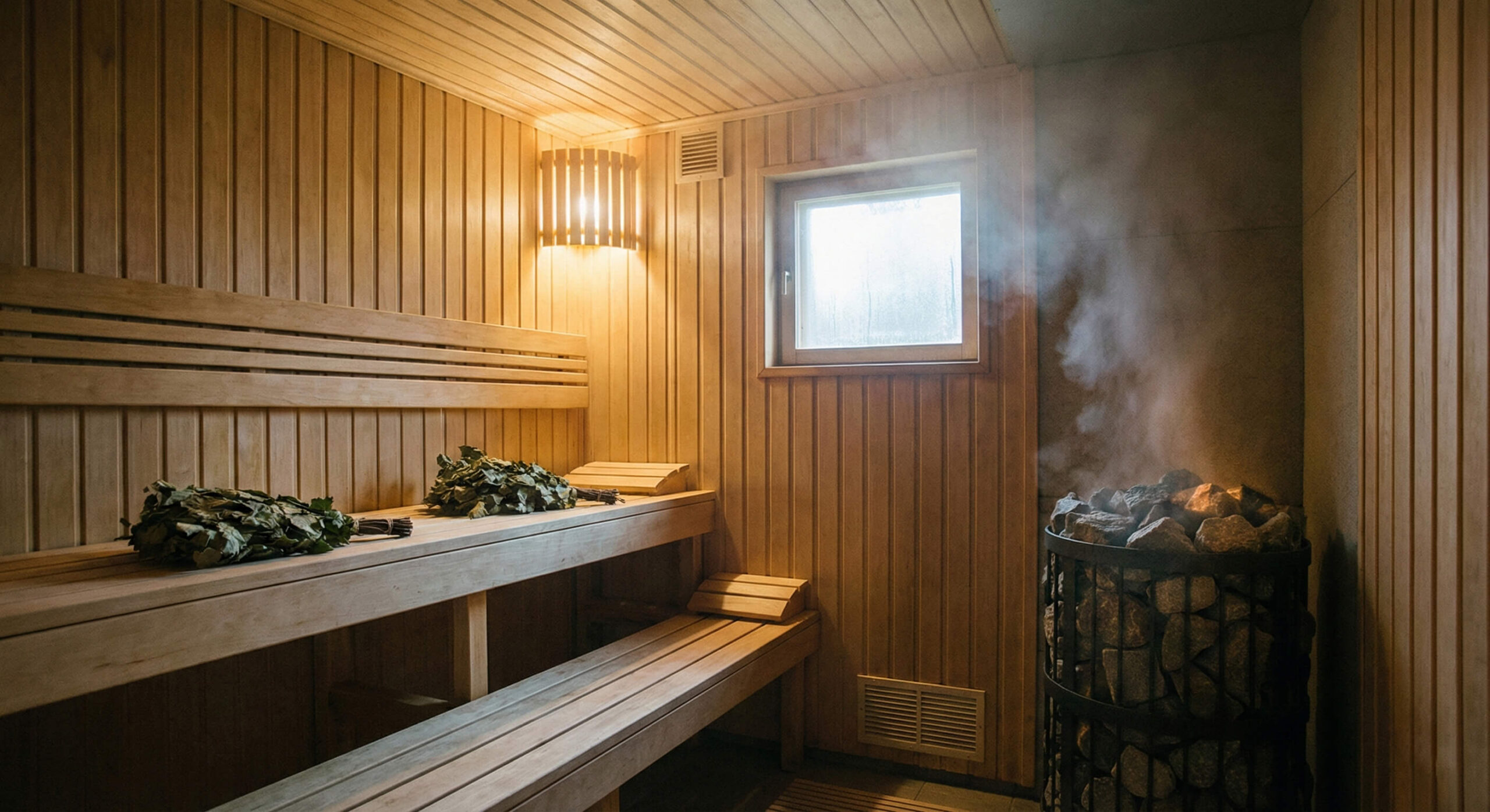 парная с вагонкой из липы